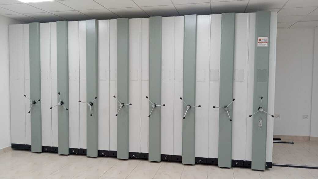 Mobile compactor storage system for offices, warehouses, and industrial storage